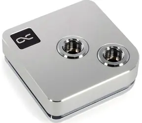 Alphacool Core 1 stříbrná / CPU vodní blok / Intel 1700, AMD AM4/AM5 / G1/4"
