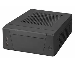 SilverStone SST-ML10B Milo černá / PC skříň / mini-ITX / HTPC / 2x USB 3.2 Gen1 / bez zdroje