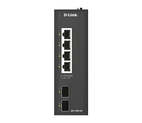 D-Link DIS-100G-06 / Switch / 4x 10/100/1000 / 2x SFP Gigabit / průmyslový / unmanaged / DIN lišta