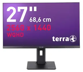 27" TERRA 2772W PV černá / Monitor / 2560 x 1440 / IPS / HDMI+DP+USB-C / VESA