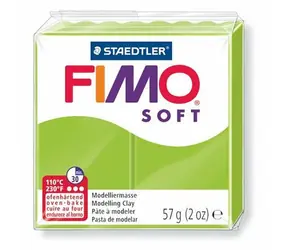 FIMO Modelovací hmota Soft jablkově zelená / 56 g / pečení 110 °C / 30 min