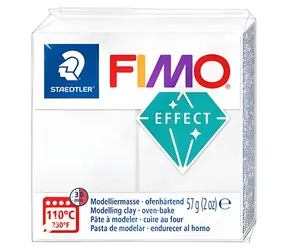 FIMO Modelovací hmota Effect Galaxy bílá / 57 g / vypalování v troubě 110 °C / 30 min