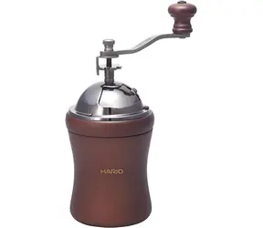 Hario MCD-2 tmavě hnědá / Mlýnek na kávu / ruční / žernový