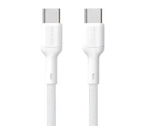 Dudao Datový kabel L9C / USB-C / USB-C / 65W / 2 m / bílá
