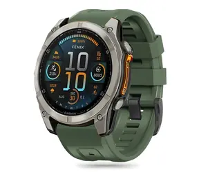 Tech-Protect Silicone zelená / Řemínek pro Garmin Fenix / 5S/5S Plus/6S/6S Pro/7S/8 (43 mm) / Silikon