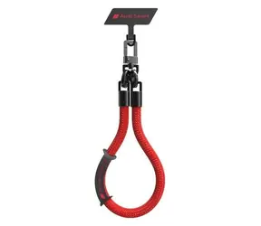 Audi Crossbody řemínek na krk červený / Řemínek na krk / Univerzální / 28 cm x 10 mm