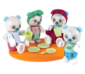 HAPE Figurky Rodina ledních medvědů E3529 / Herní figurky / bambus, bioplast / od 3 let