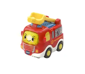 VTECH Tut Tut Baby Racers Hasičské auto červená, žlutá / zvuky a melodie / od 12 měsíců do 5 let