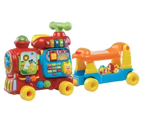 VTECH ABC Vláček 3v1 / Odrážedlo, tahací hračka a herní deska / od 12 do 36 měsíců
