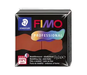 FIMO Modelovací hmota Professional terakota / 57 g / pečení v troubě 110 °C