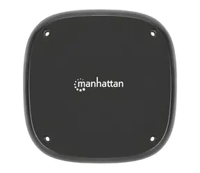 Manhattan podstolová bezdrátová nabíječka černá / Indukční nabíječka / 10 W / Qi kompatibilní