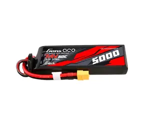 Gens ace G-Tech 5000mAh 2S1P / LiPo baterie / 7,4 V / 60C / PC pouzdro / XT60