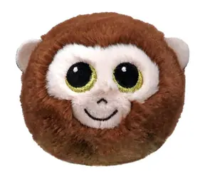 TY Klíčenka Bouncer BANANA hnědá opička / 8 cm