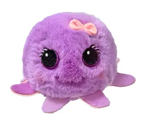 TY Klíčenka Bouncer LEGGY fialová chobotnice / 8 cm