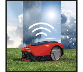 Einhell Freelexo Smart 750 černá, stříbrná, červená / Robotická sekačka / až 750 m2 / 18V 3Ah / Multi-zóna