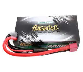 GENS ACE LiPo baterie G-Tech 4000mAh 2S2P 7,4V 60C / Akumulátor pro RC modely / Konektor T-plug / 213 g