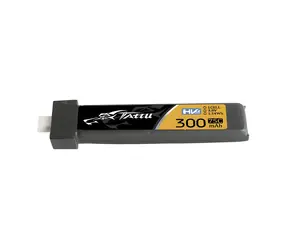 Gens Ace LiPo baterie HV 300mAh 3,8V 1S1P (5 ks) / 75C / Konektor BT2.0 / 69x13x7 mm