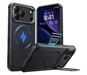 ESR Cyber Kickstand černá pro Apple iPhone 17 Pro / Kryt / MagSafe / výklopný stojánek