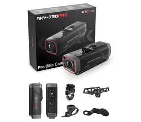 AKEEYO 730Pro černá / Sportovní kamera / 4K / na řídítka kola a motocyklu