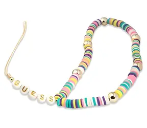 Guess Poutko na telefon Heishi Beads multicolor / Poutko na telefon / Korálky
