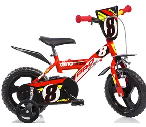 Dino Bikes 123GLN 12" červená / Dětské jízdní kolo