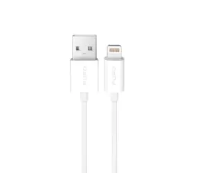 Puro TPE bílá / Datový kabel USB-A - Lightning / 12 W / 3 m