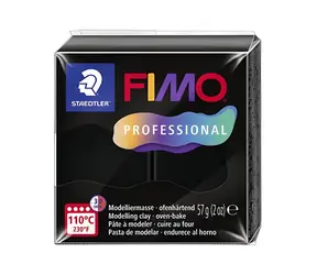FIMO Modelovací hmota professional černá / 57 g / pečení v troubě 110 °C