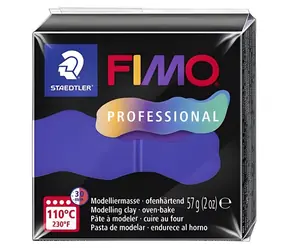 FIMO Professional Modelovací hmota královská modrá / 57 g / Pečení v troubě 110°C / Pro dospělé i děti