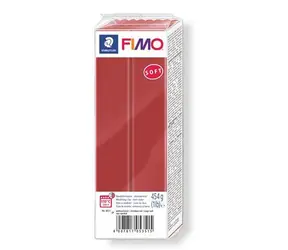 FIMO Modelovací hmota Soft vánoční červená / 454 g / pečení 110°C / 30 min