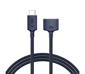 Tech-Protect Ultraboost MMC01 tmavě modrá / Nabíjecí kabel / USB-C - MagSafe 3 / 140W / 2 m