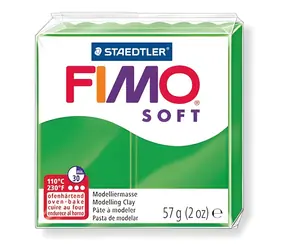 FIMO Modelovací hmota Soft tropicky zelená / 56 g / pečení 110 °C / 30 min