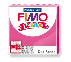 FIMO Modelovací hmota kids růžová / 42 g / pečení v troubě 110 °C / od 8 let