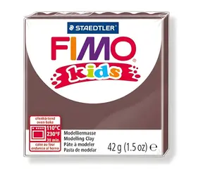 FIMO Modelovací hmota kids hnědá / 42 g / pečení v troubě 110 °C / od 8 let