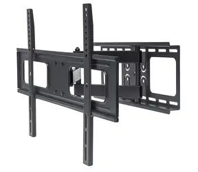 Manhattan Univerzální nástěnný držák TV černý / Držák TV / 37"-70" / náklon -20°-10° / VESA 600x400 / do 50 kg