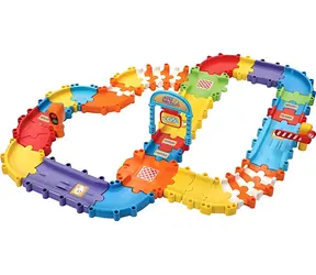 VTECH Tut Tut Baby Flitzer - Silniční sada Deluxe / DE verze / 29 dílků / od 12 měsíců do 5 let