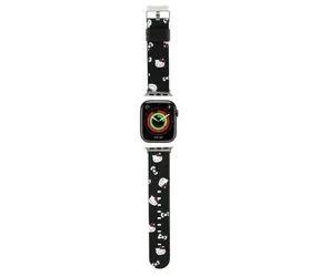 Hello Kitty Heads & Bows černá / Řemínek / Apple Watch 38/40/41mm