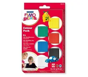 FIMO Sada modelovacích hmot kids / 6× 42 g / pečení v troubě 110 °C / od 8 let