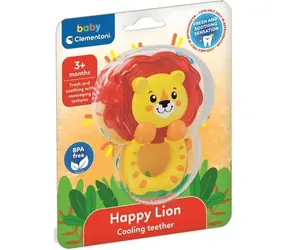 CLEMENTONI BABY Kousátko Veselý lvíček / od 3 měsíců