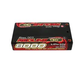 Gens ace REDLINE 8000mAh 3,8V 1S2P / LiPo baterie / 130C / 5,0mm konektor