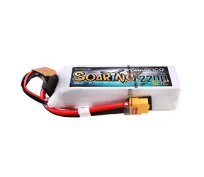 GENS ACE LiPo baterie G-Tech Soaring 2200mAh 14,8V 4S1P 30C / Konektor XT60 / 217 g