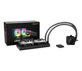be quiet! Light Loop IO LCD 240mm černá / Vodní chlazení CPU / IPS displej / RGB / 2x120mm ventilátory