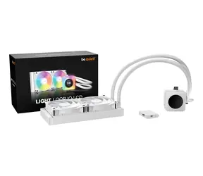 be quiet! Light Loop IO LCD 240mm bílá / Vodní chlazení CPU / 2x120mm ventilátor / IPS displej 2,1" / RGB LED