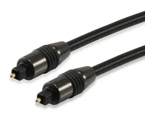 Equip Toslink černá / Optický audio kabel / Toslink - Toslink / 3 m / pozlacené konektory