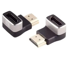 MicroConnect Úhlový adaptér HDMI (F-M) 90° černá / Adaptér / 8K