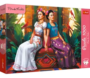 TREFL Puzzle Premium Plus Frida Kahlo: Dvě já / 1000 dílků / 68,3 × 48 cm