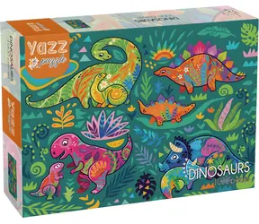 YAZZ Puzzle Dinosauři / 1000 dílků / 68 x 48 cm