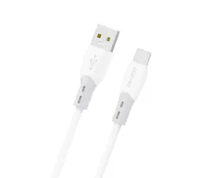 Dudao Datový kabel L25ST / USB-A / USB-C / 5A / 1 m / bílá
