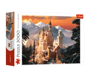 TREFL Puzzle Neuschwanstein v zimě / 3000 dílků / 116 x 85 cm / od 16 let
