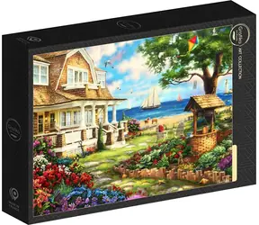 GRAFIKA Puzzle Art Collection: Chata u moře / 1000 dílků / 69 × 47,8 cm
