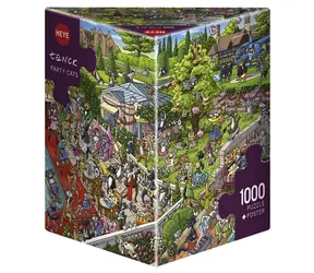 HEYE Puzzle Kočičí párty / 1000 dílků / 70 × 50 cm